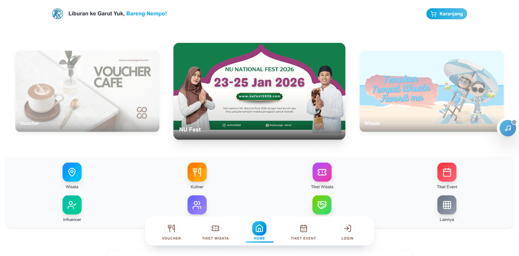 Screenshot Nempo Garut